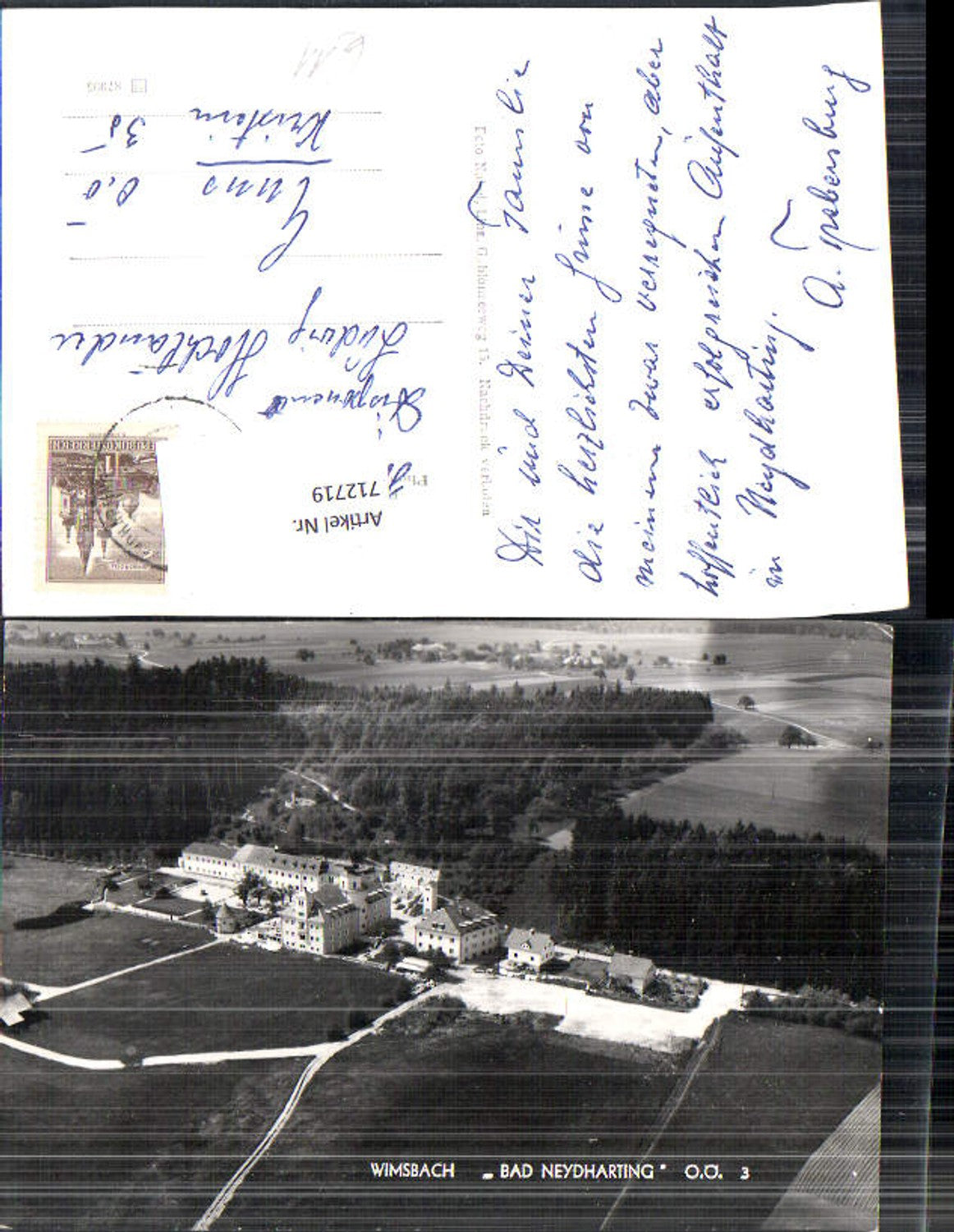 712719 Aerial photograph Wimsbach Neydharting