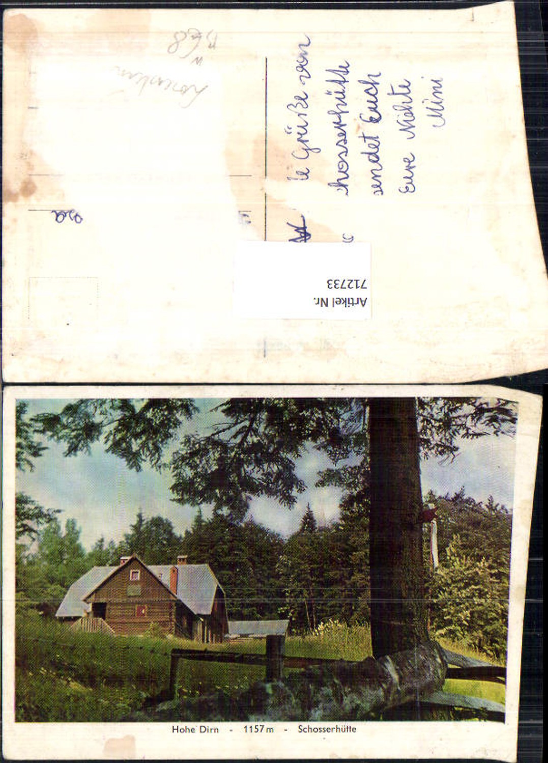 712733 Hohe Dirn Schlosserhütte Losenstein