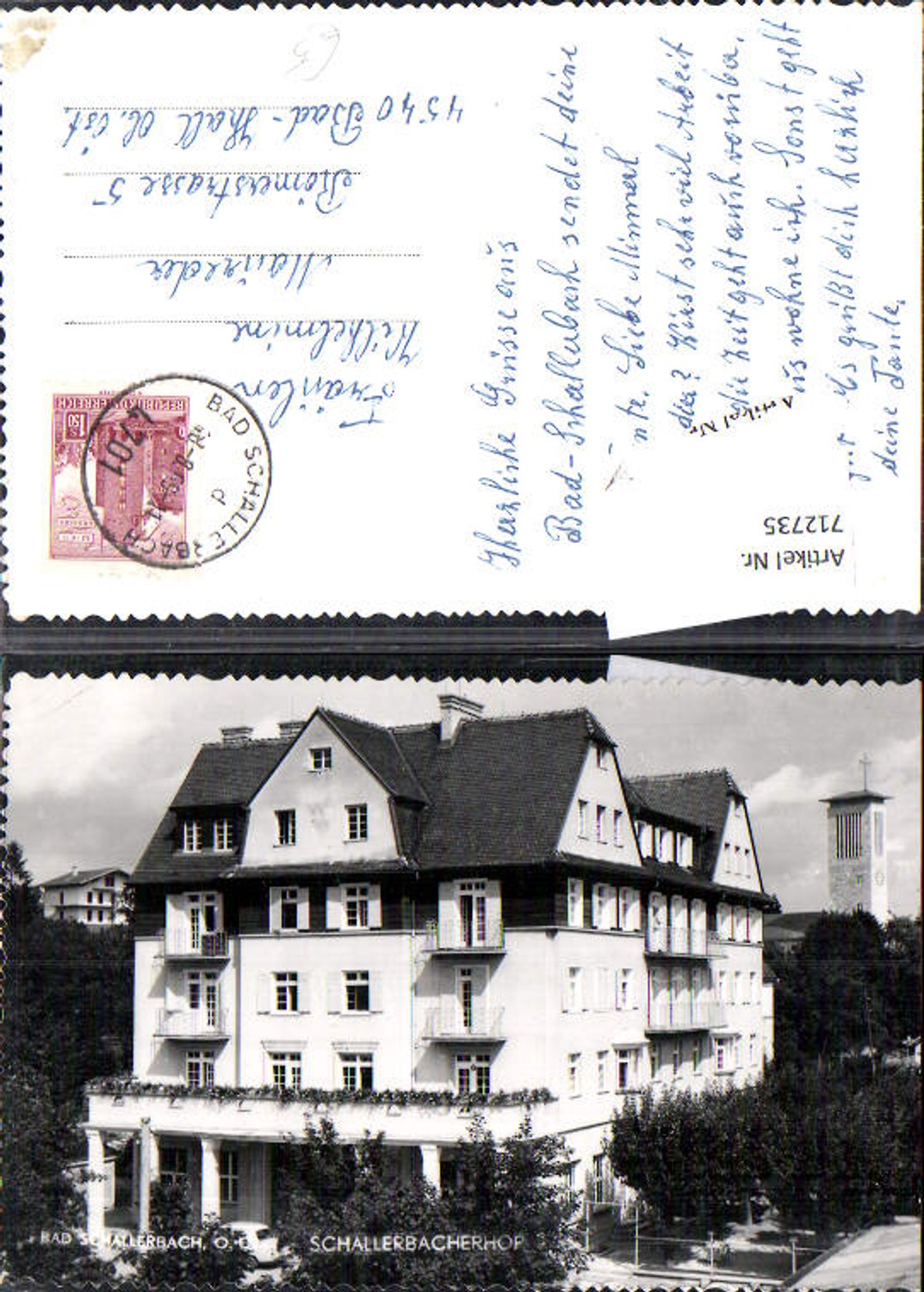 712735 Foto AK Bad Schallerbach Schallerbachhof