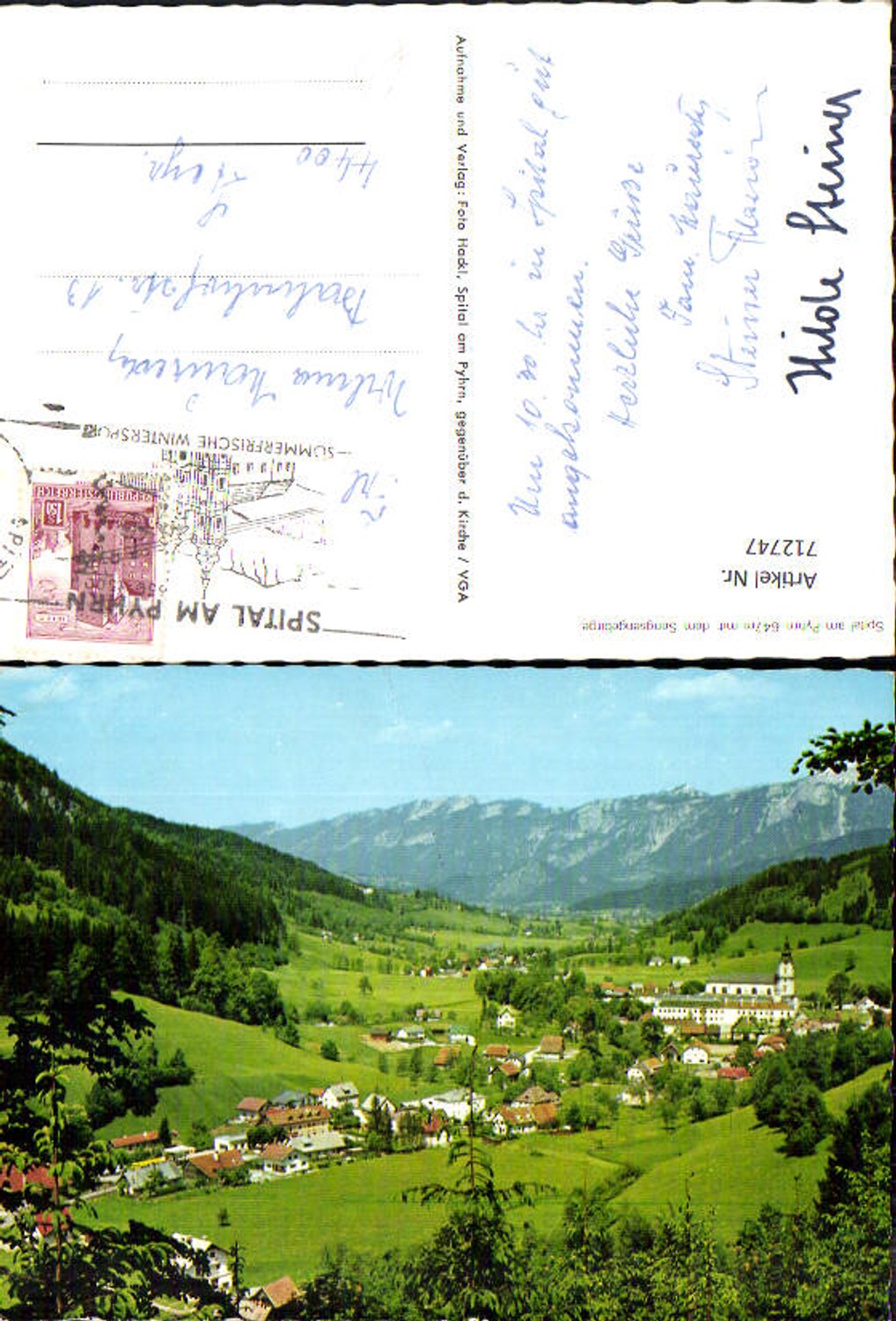 712747 Spital a. Pyhrn mit dem Sengsengebirge