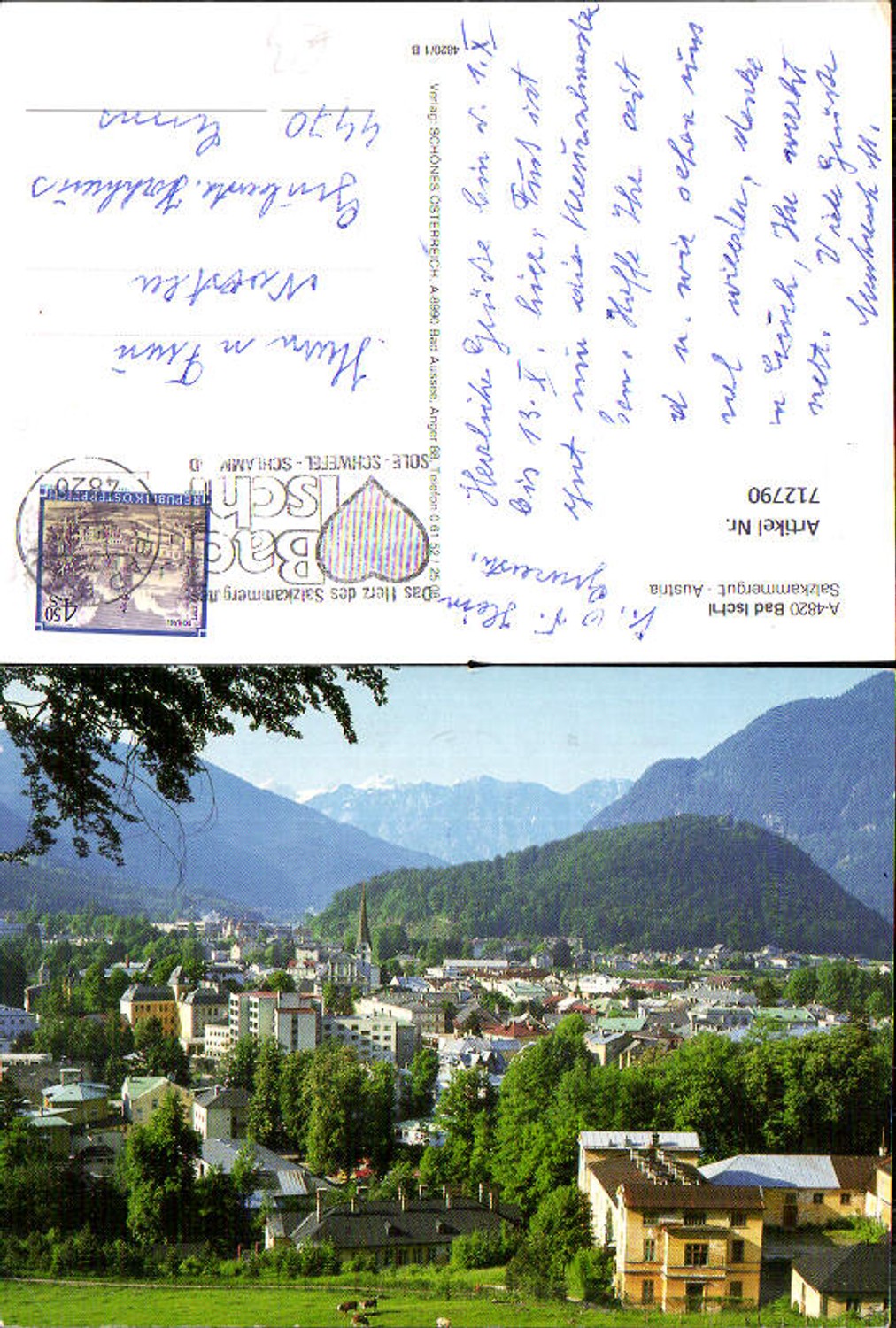 712790 Bad Ischl Salzkammergut View