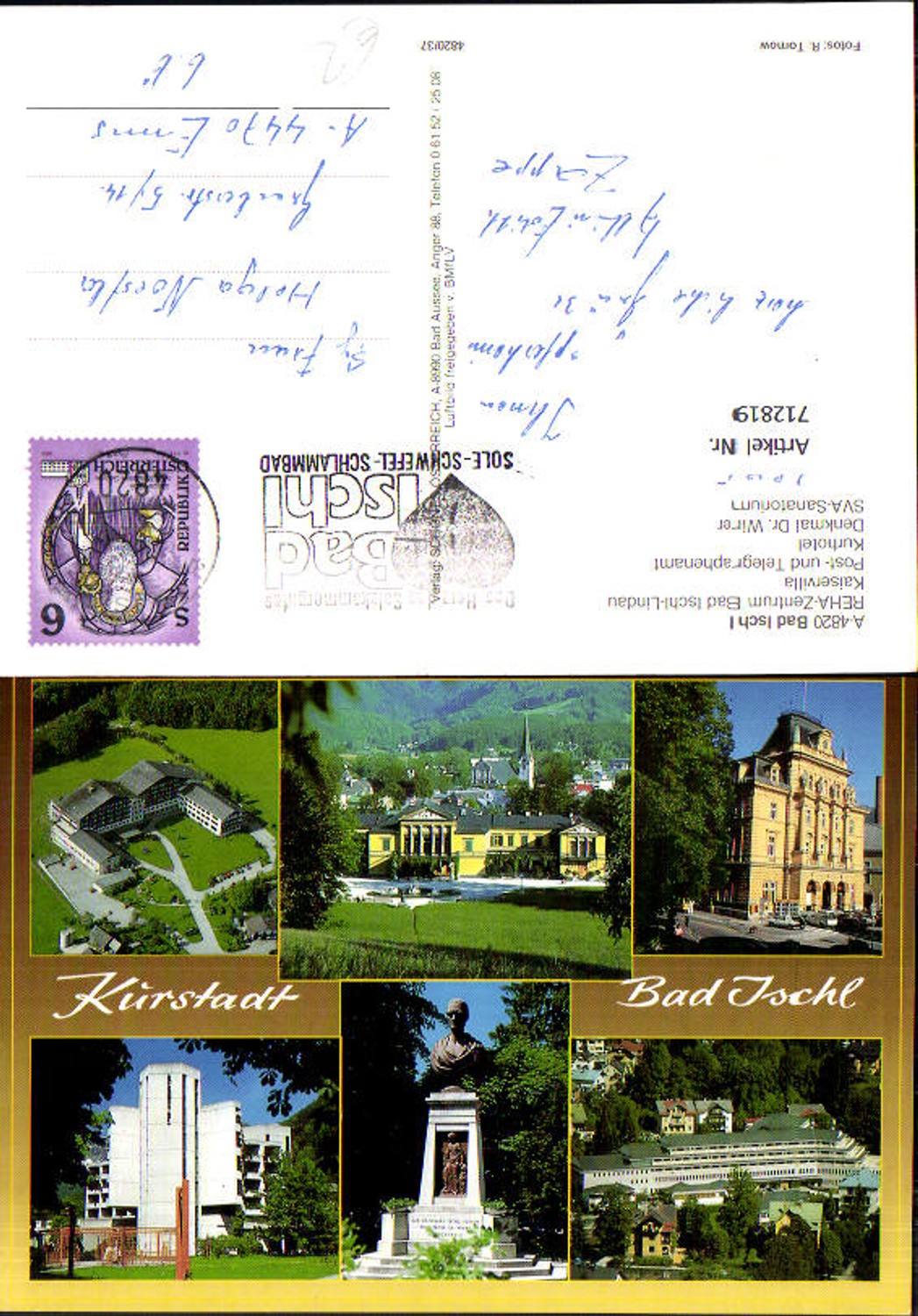 712819 Multi-image AK Bad Ischl Rehabilitation Center Kaiservilla Spa Hotel Monument Dr. Wirer