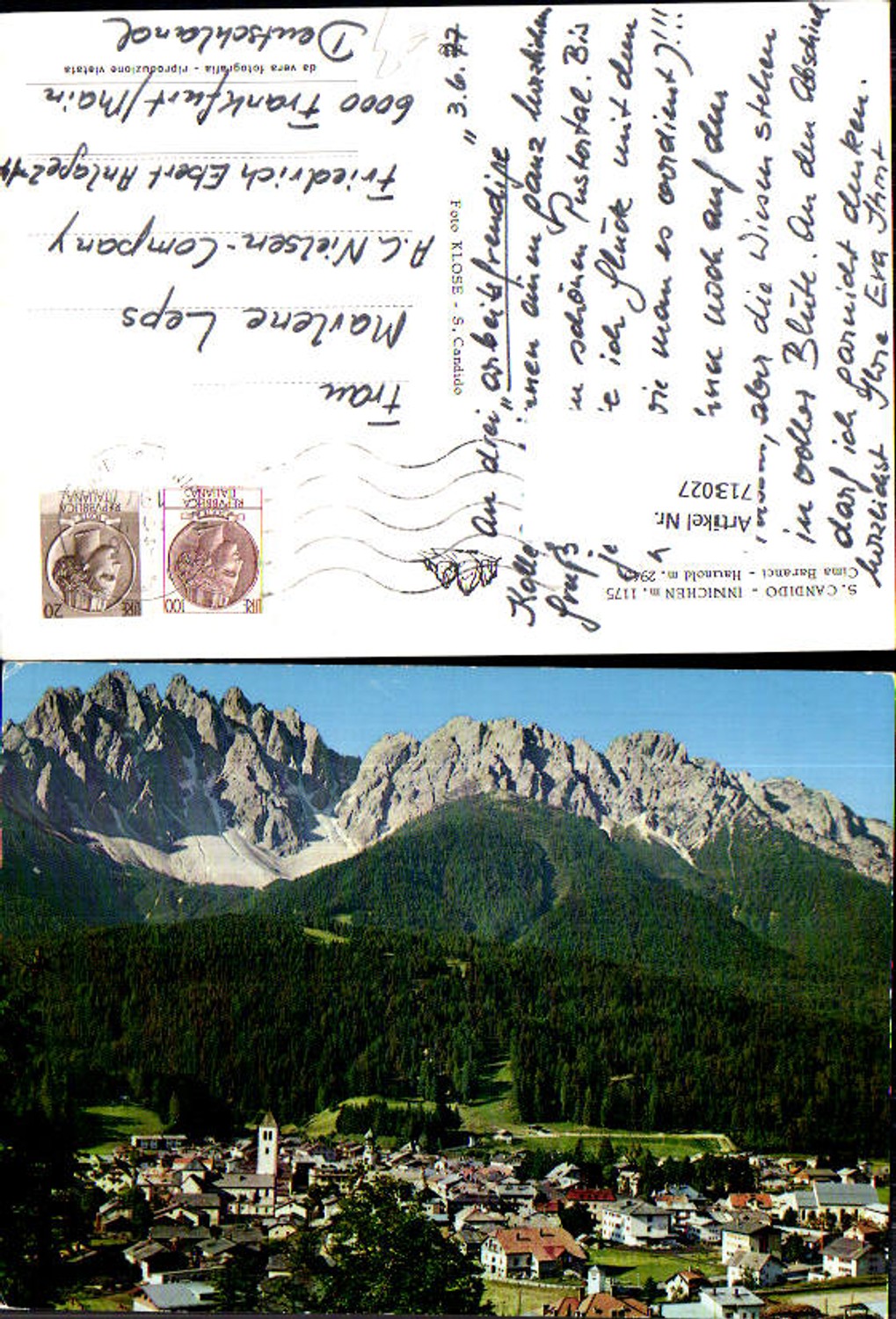 Alte Ansichtskarte – Old Postcard