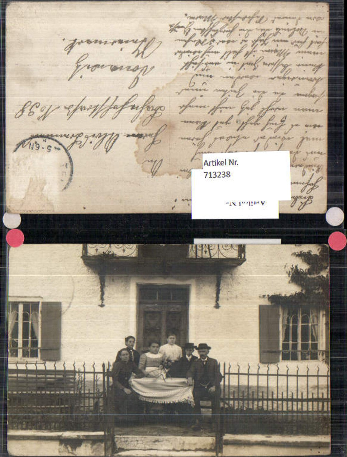 713238 Foto-AK Teisendorf Bayern Berchtesgaden Familie Prenneis