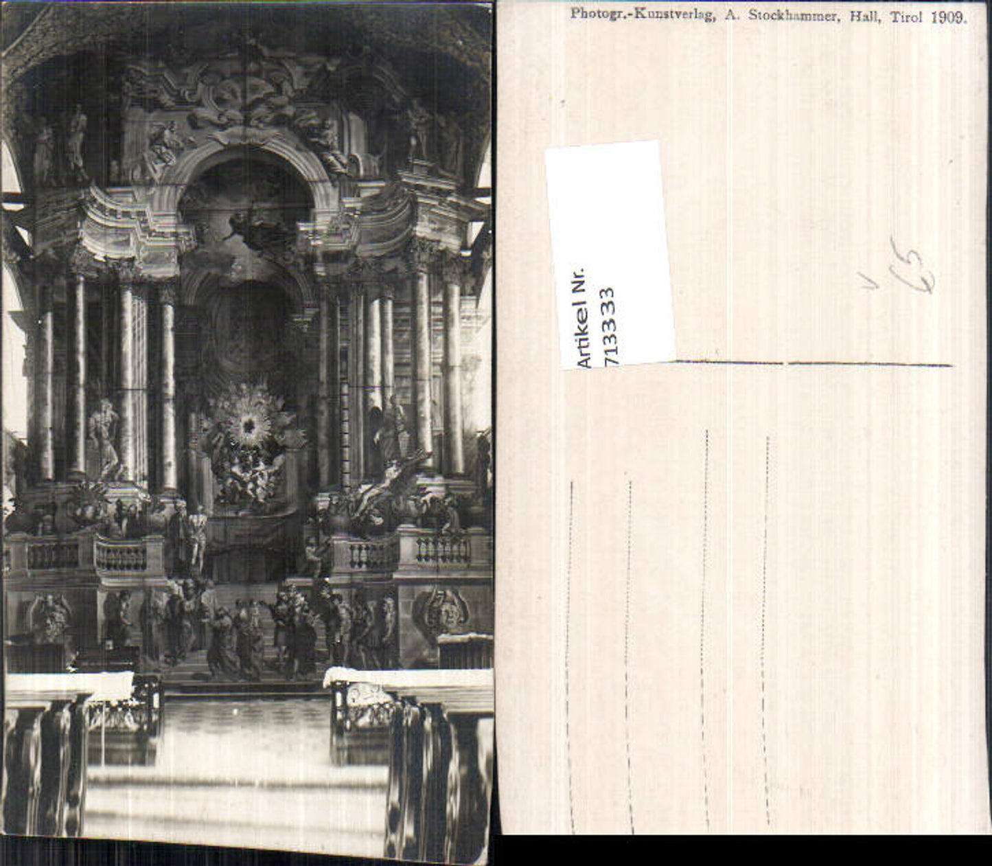 713333 Foto-AK Hochhaus Haus Stadt gebäude