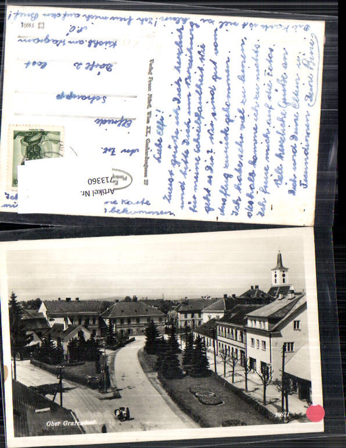 713360 Ober Grafendorf Obergrafendorf bei St. Pölten gel Kirchberg am Wagram Dörfl