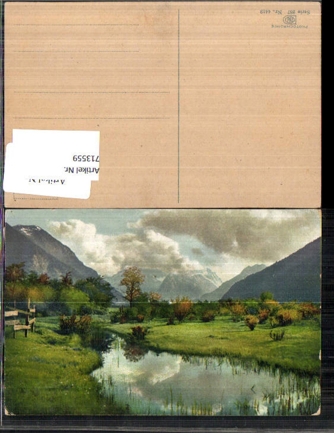 713559 Künstler AK Photochromie Nenke & Ostermaier 287-4419