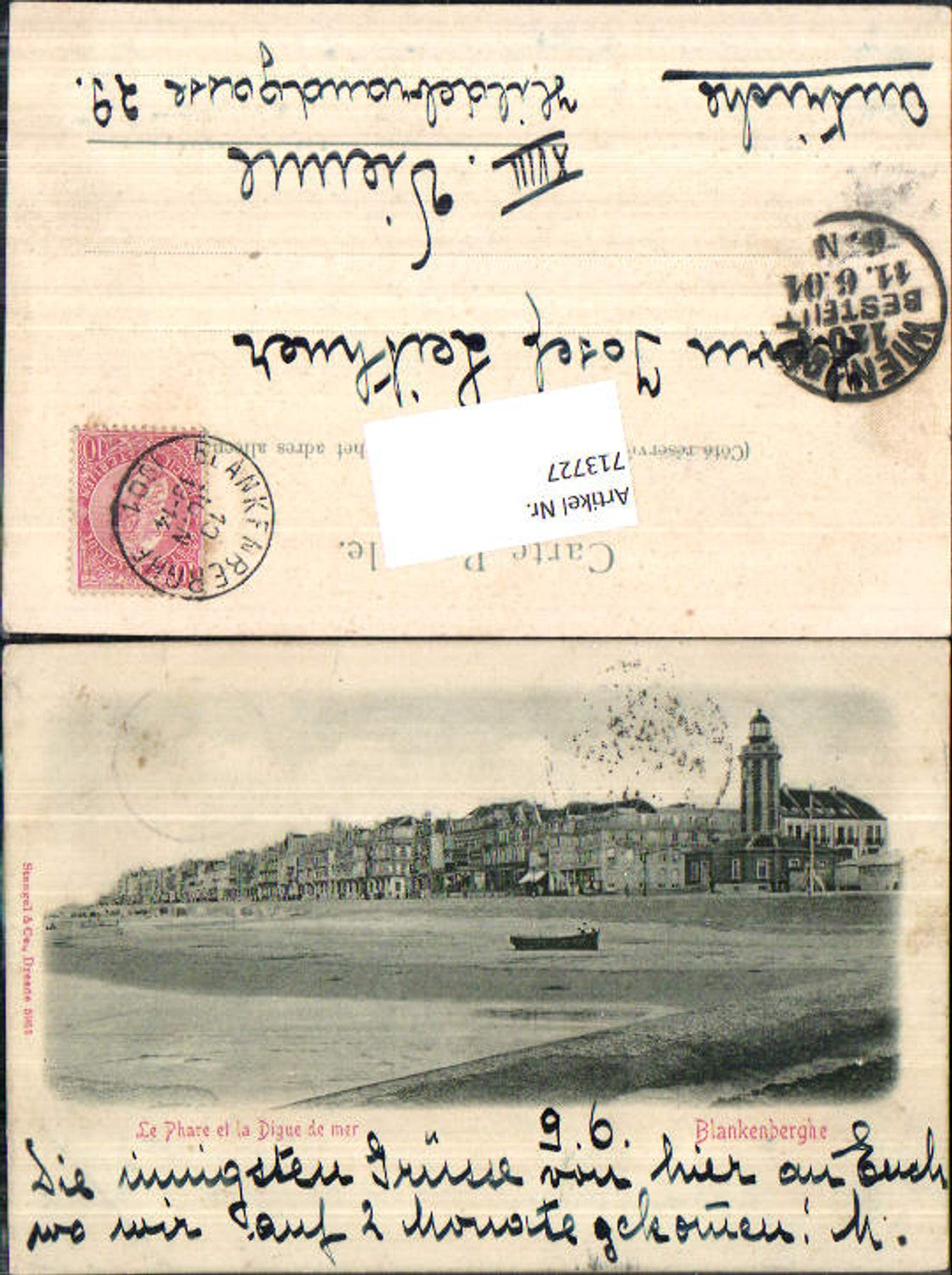 713727 Blankenberghe Leuchtturm le Phare et la Digue pub Stengel & Co. 5961