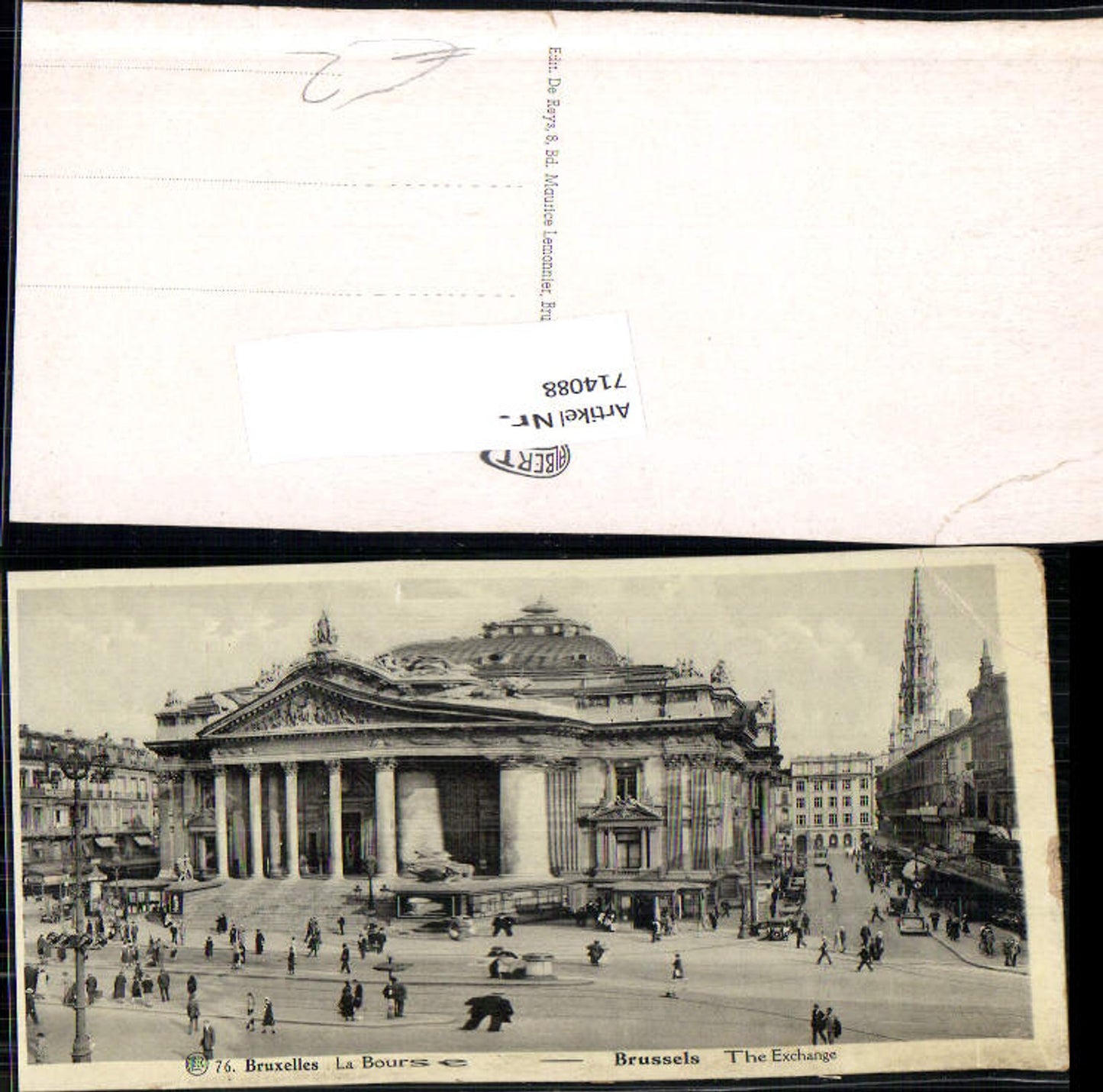 714088 Brüssel Bruxelles Börse Bourse Exchange