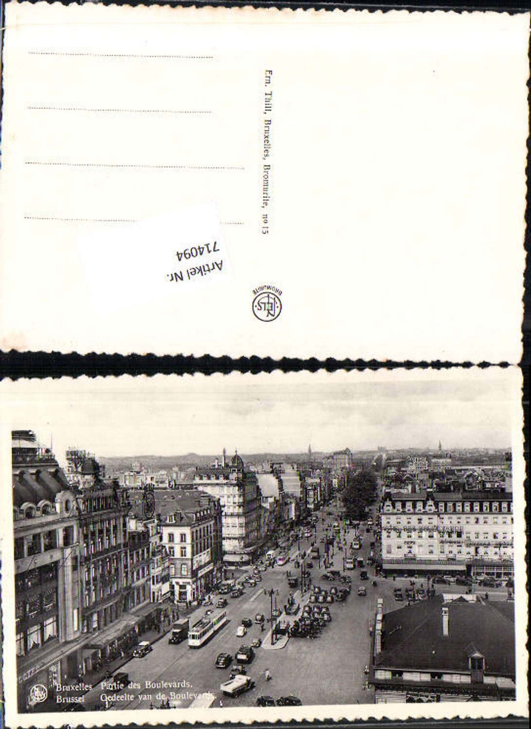 714094 Brüssel Bruxelles Boulevard