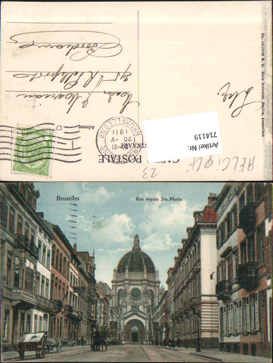 714119 Brüssel Bruxelles Rue royale Ste. Marie
