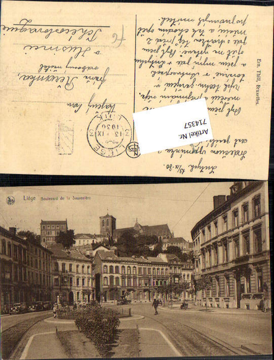 714357 Liege Lüttich Boulevard de la Sauventiere