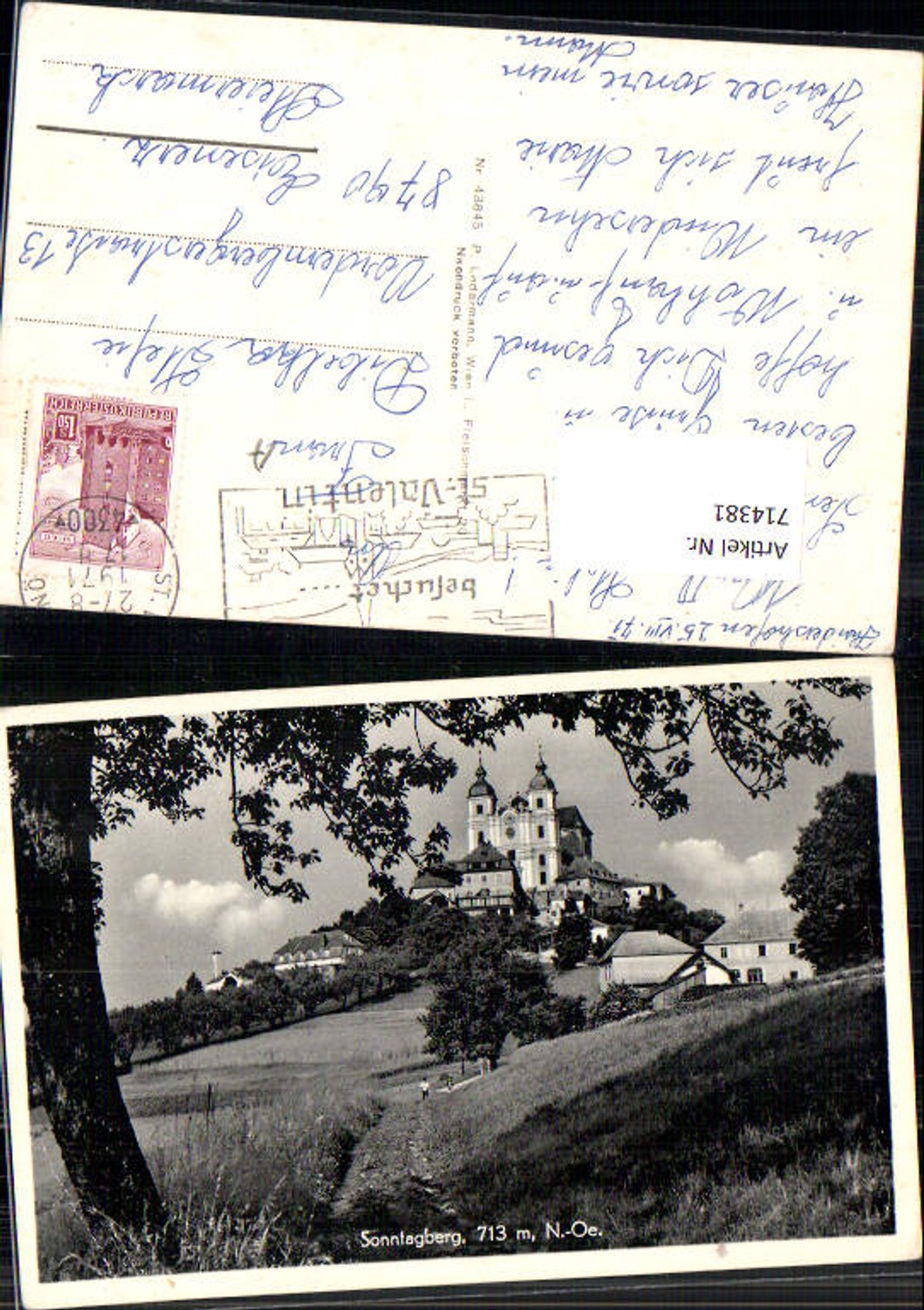 714381 Sonntagberg b. Rosenau Kematen an der Ybbs