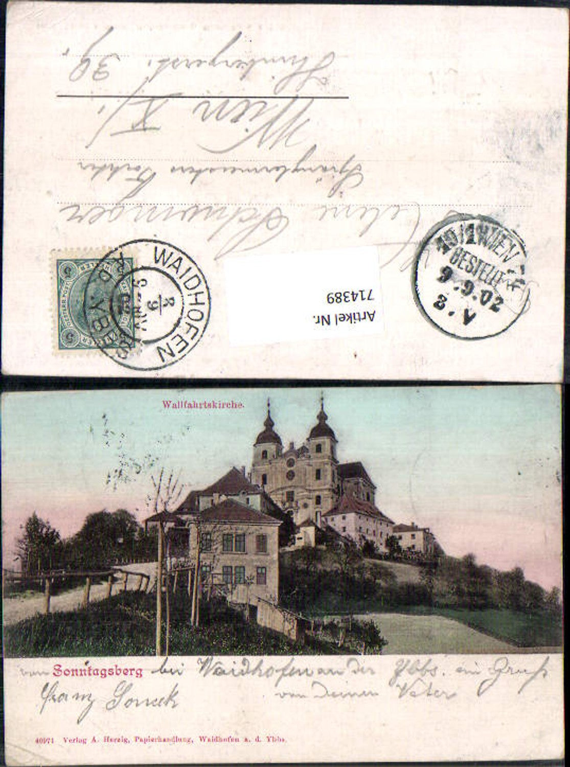 714389 Sonntagberg b. Rosenau Kematen an der Ybbs