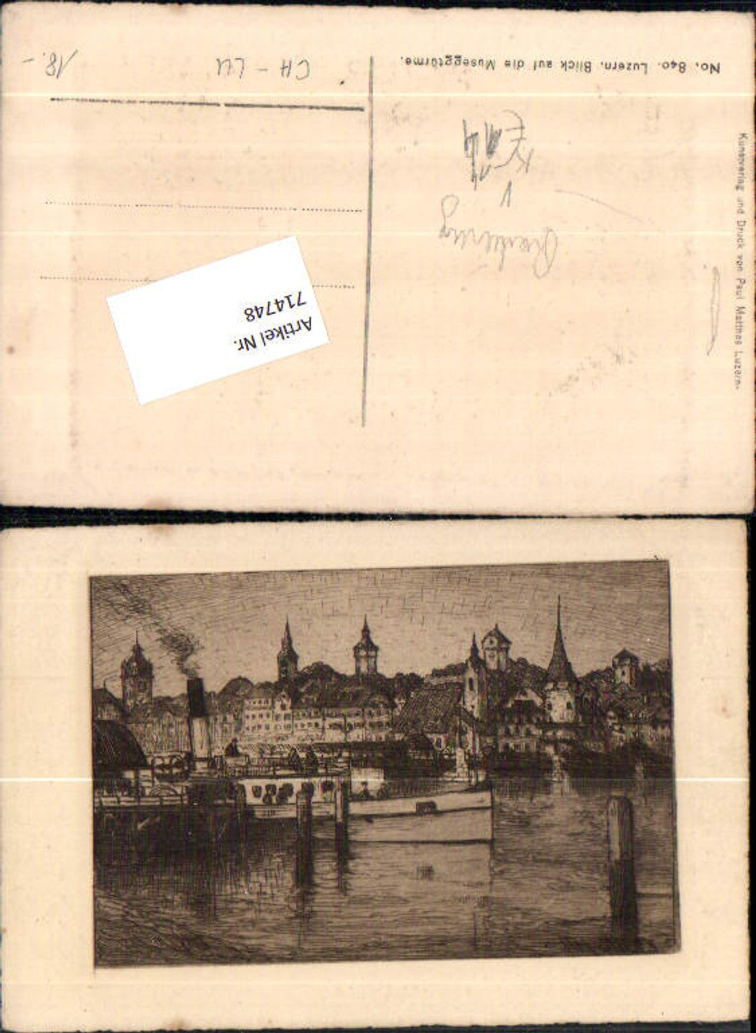 Alte Ansichtskarte – Old Postcard