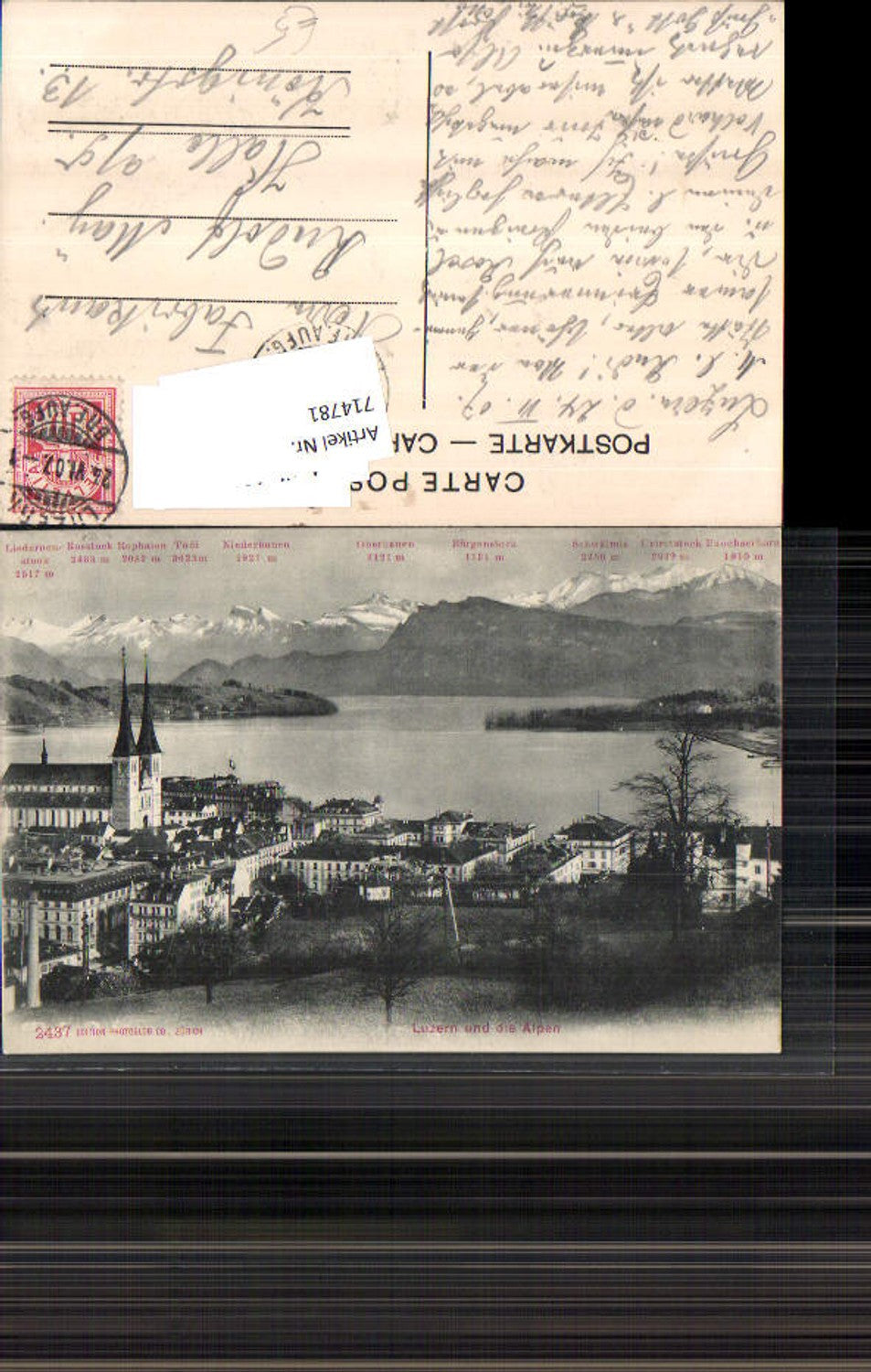 Alte Ansichtskarte – Old Postcard