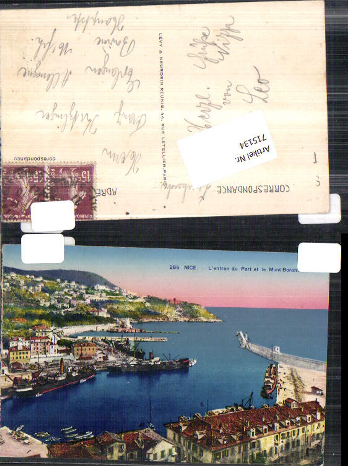 715134 France Nice Nizza Port Hafen gel Erlangen