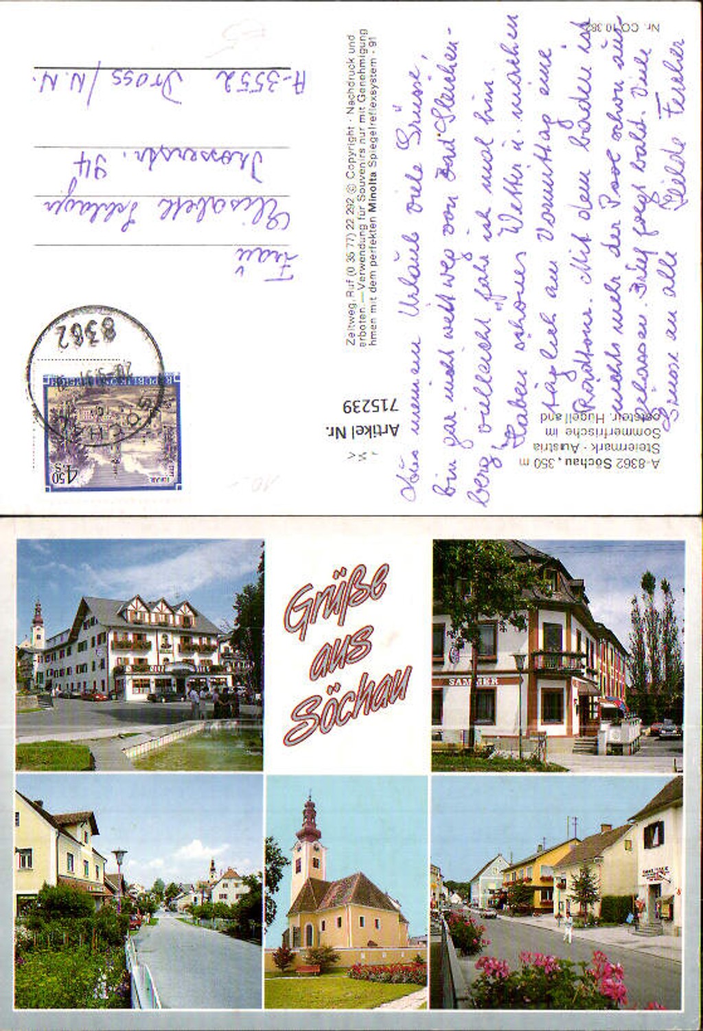 Alte Ansichtskarte – Old Postcard