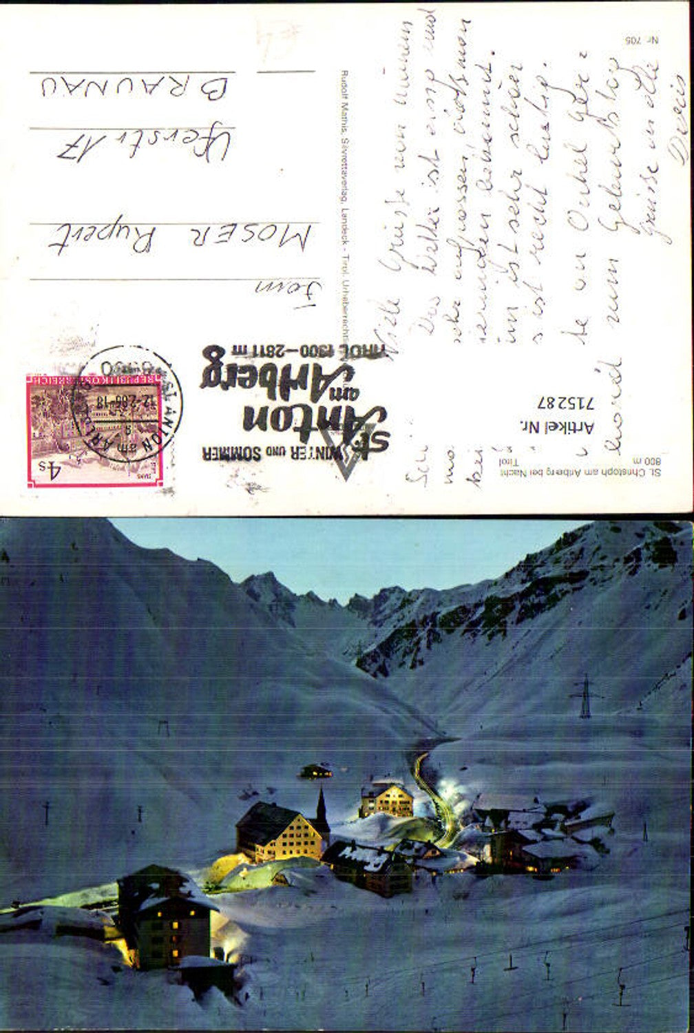 Alte Ansichtskarte – Old Postcard