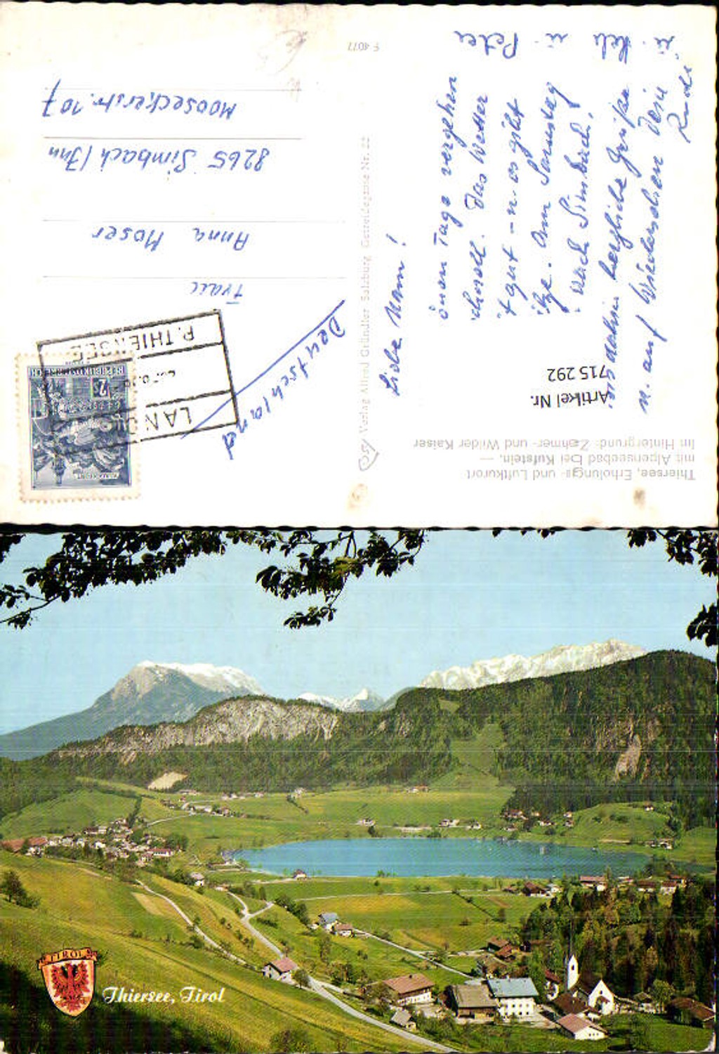 Alte Ansichtskarte – Old Postcard