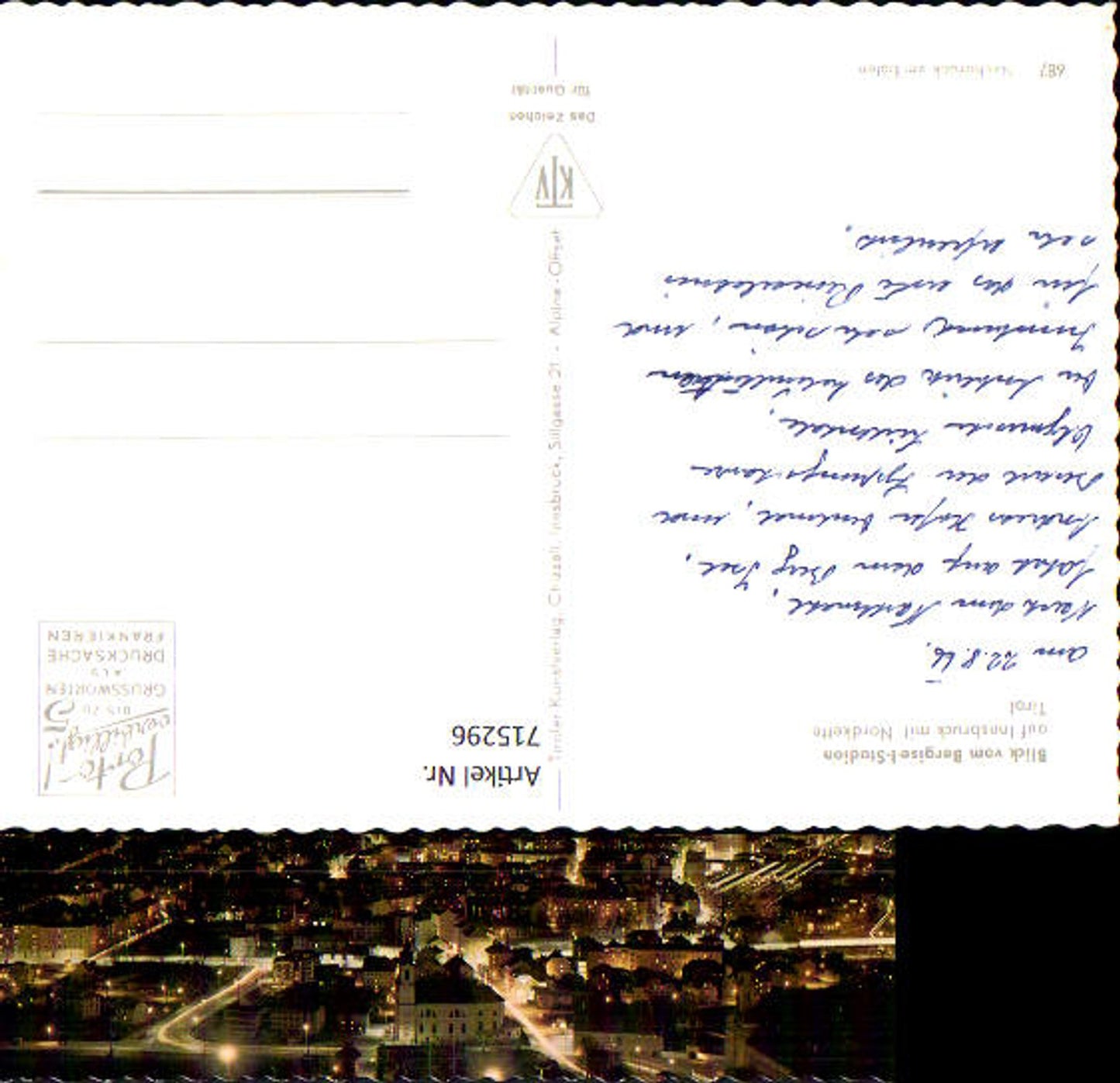 Alte Ansichtskarte – Old Postcard