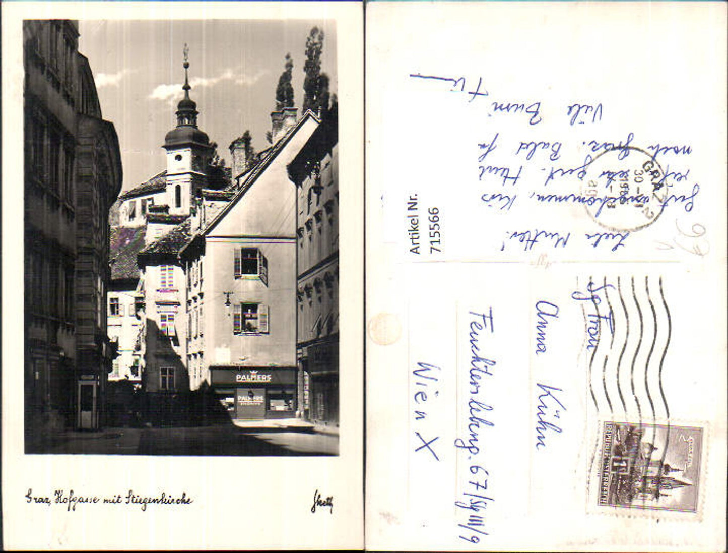 Alte Ansichtskarte – Old Postcard