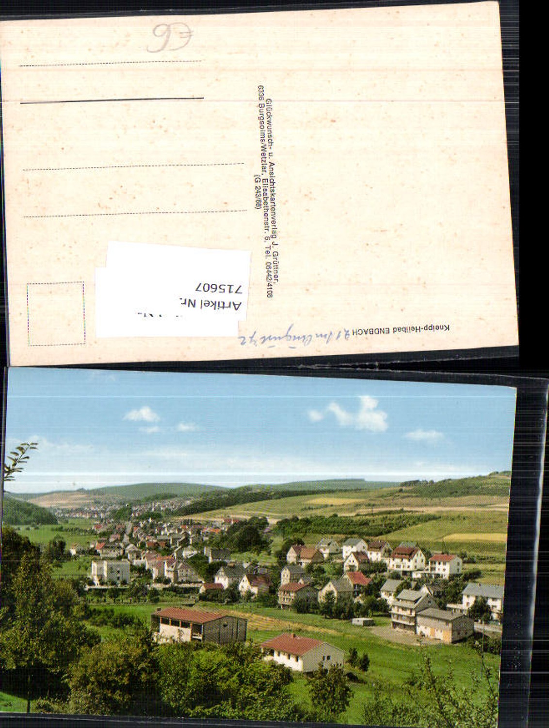 715607 Endbach LK Marburg Biedenkopf Gießen