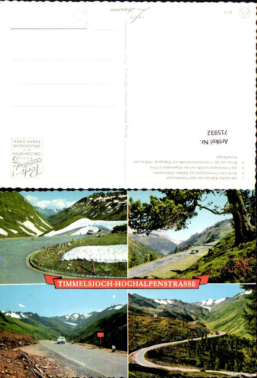 Alte Ansichtskarte – Old Postcard
