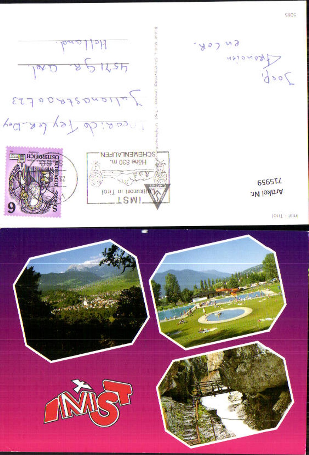 Alte Ansichtskarte – Old Postcard