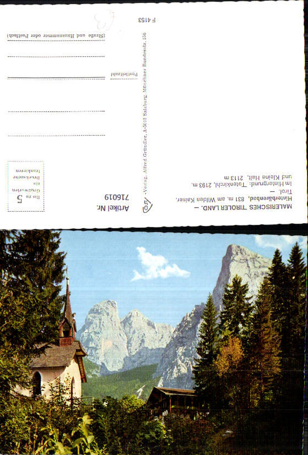 Alte Ansichtskarte – Old Postcard