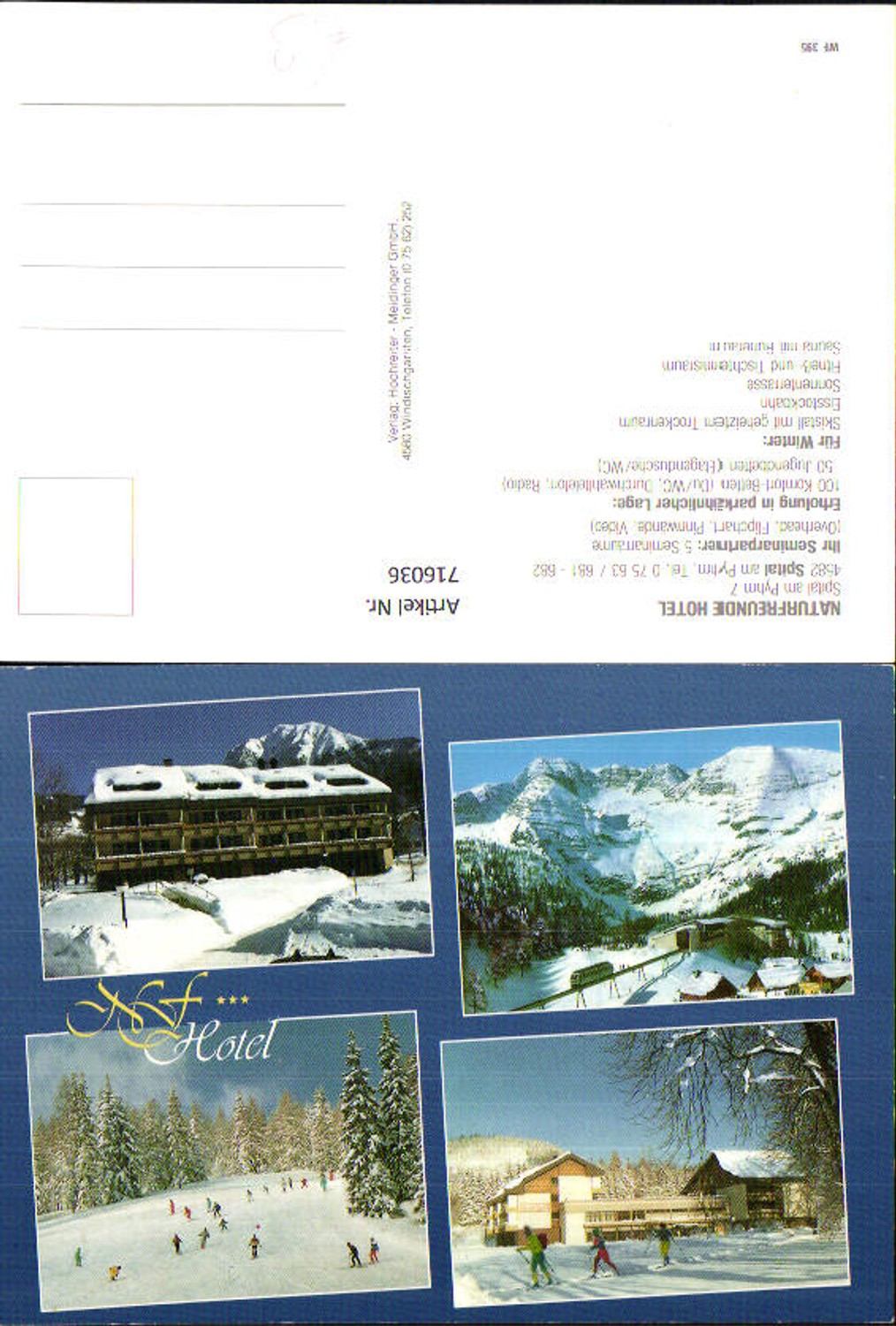 716036 Mehrbild AK Spital am Pyhrn Naturfreunde Hotel Wintersport