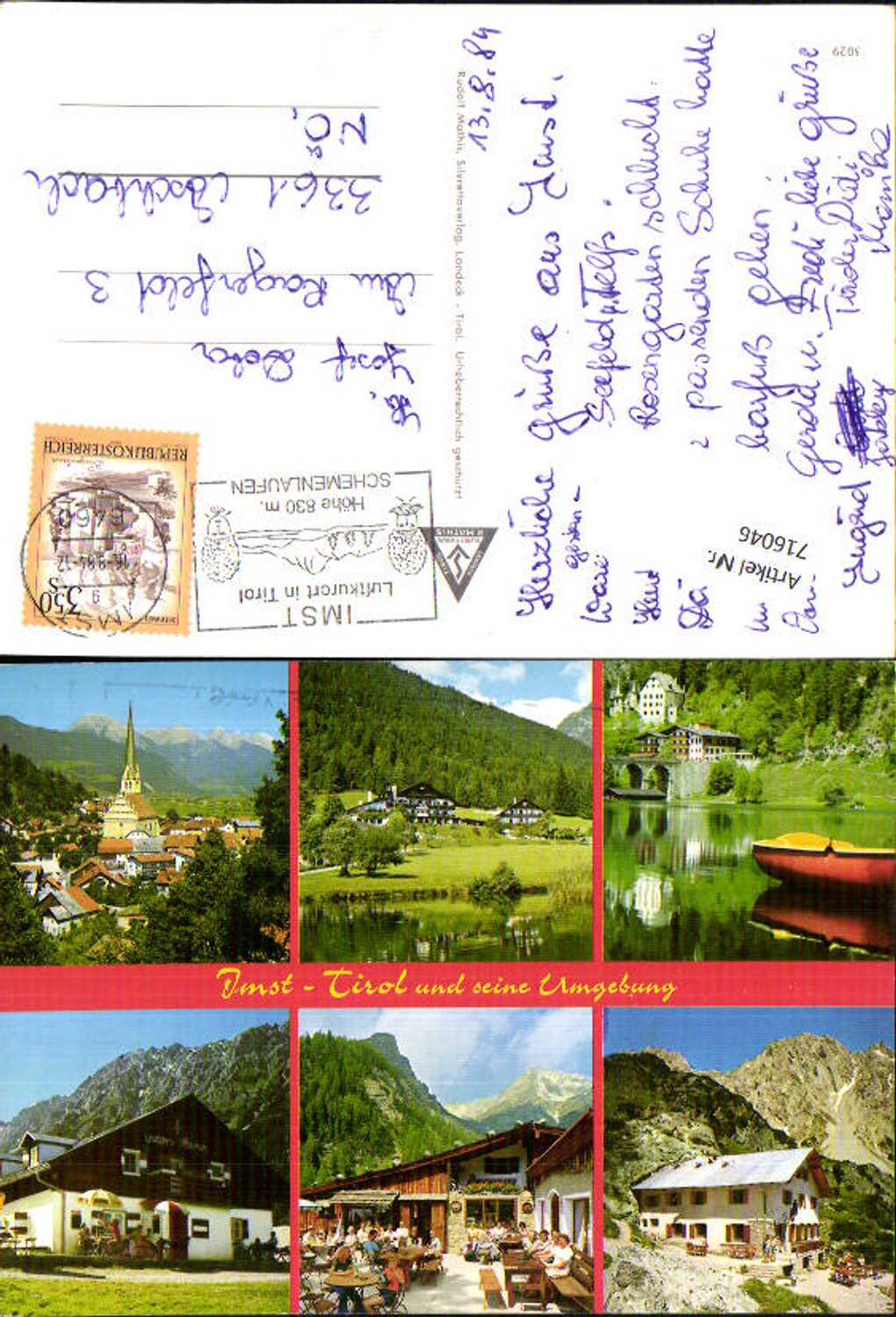 Alte Ansichtskarte – Old Postcard