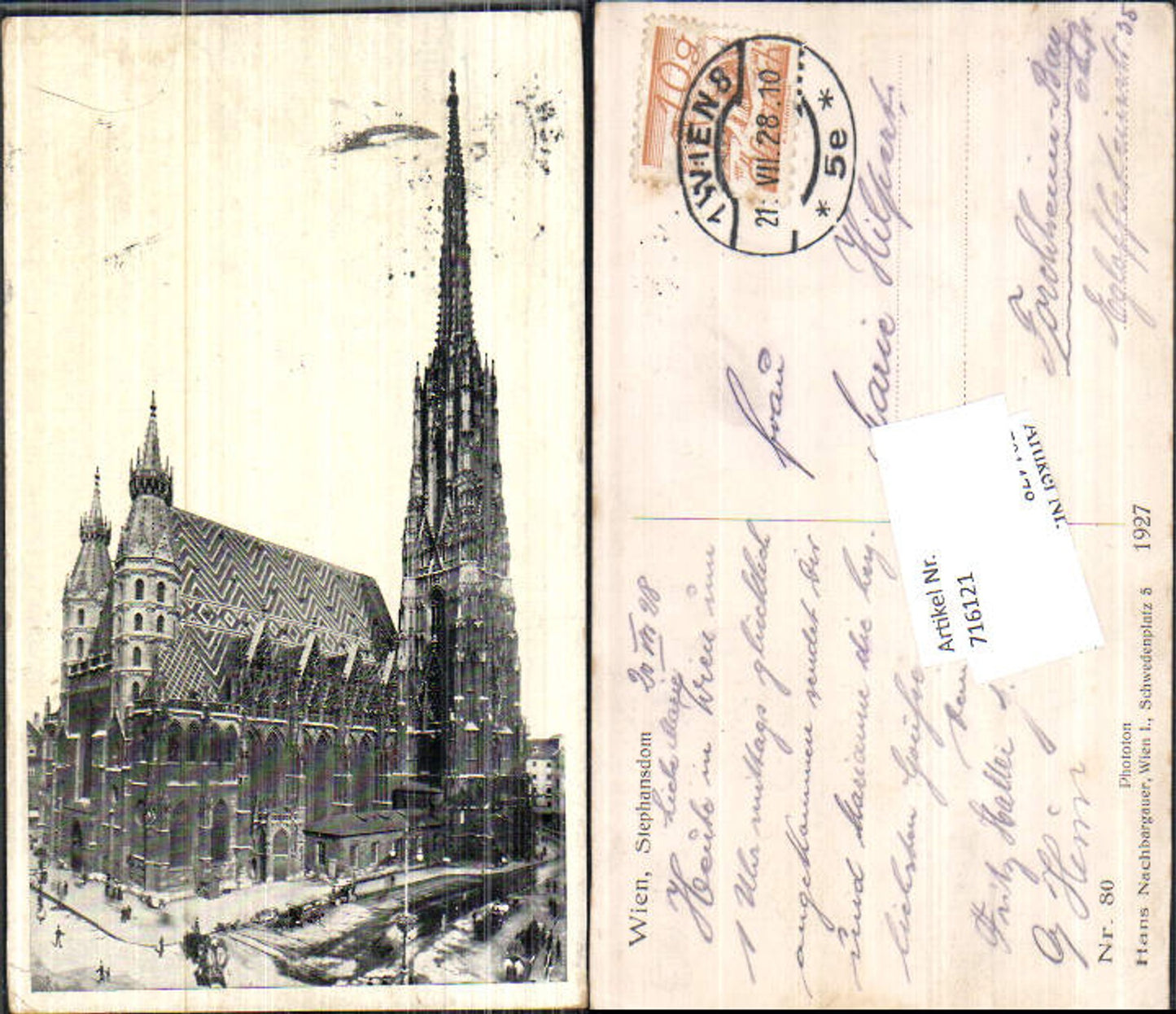 Alte Ansichtskarte – Old Postcard