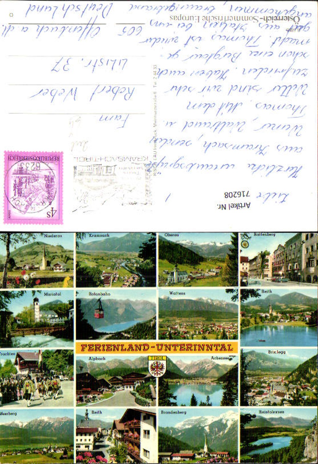 Alte Ansichtskarte – Old Postcard