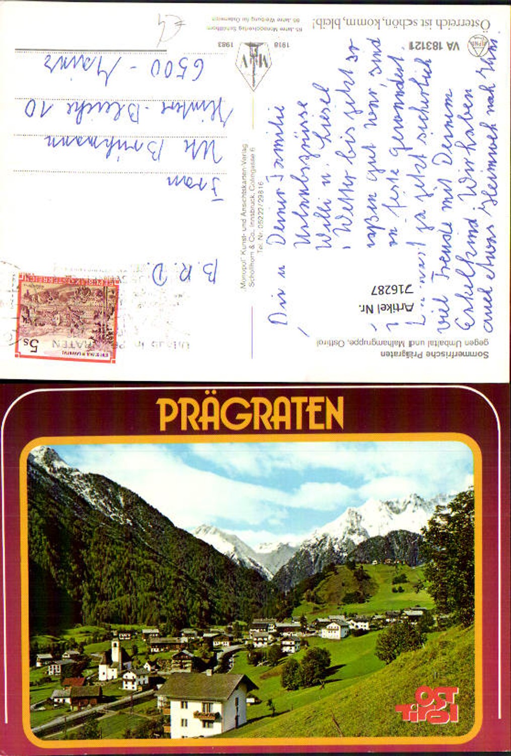 Alte Ansichtskarte – Old Postcard