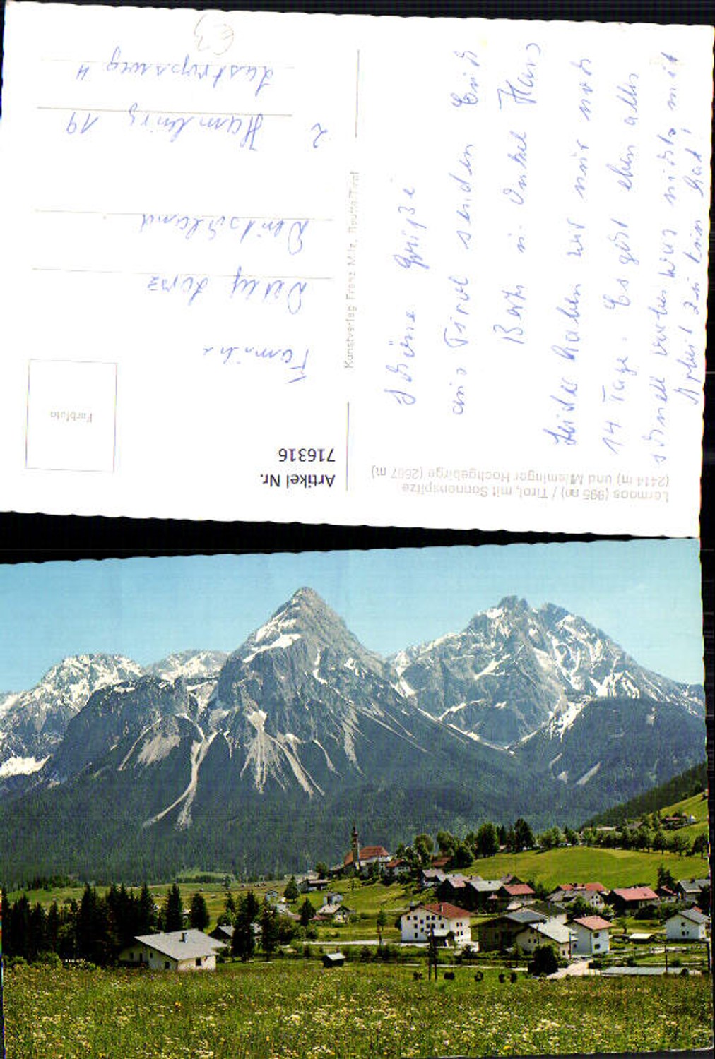 Alte Ansichtskarte – Old Postcard