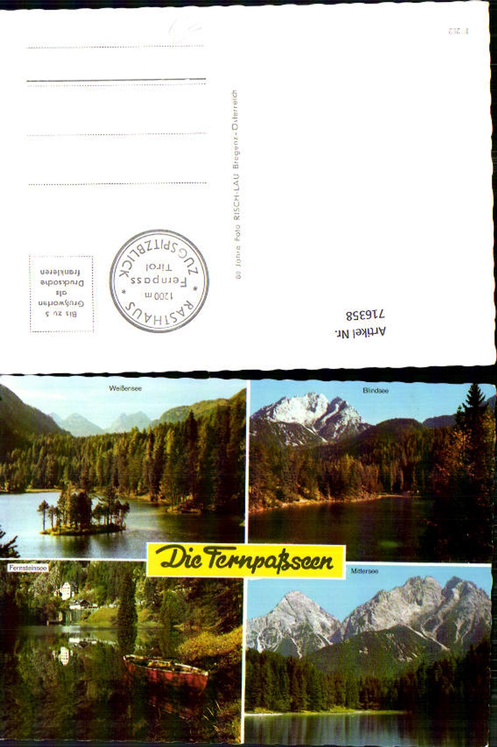 Alte Ansichtskarte – Old Postcard