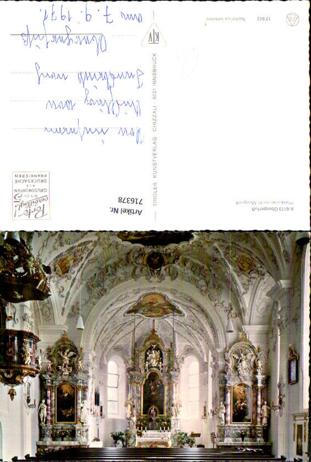 Alte Ansichtskarte – Old Postcard