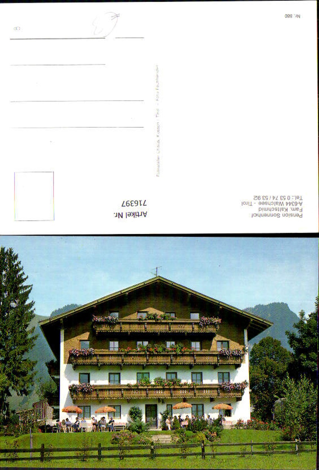 Alte Ansichtskarte – Old Postcard