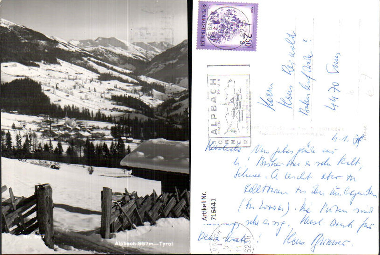 Alte Ansichtskarte – Old Postcard