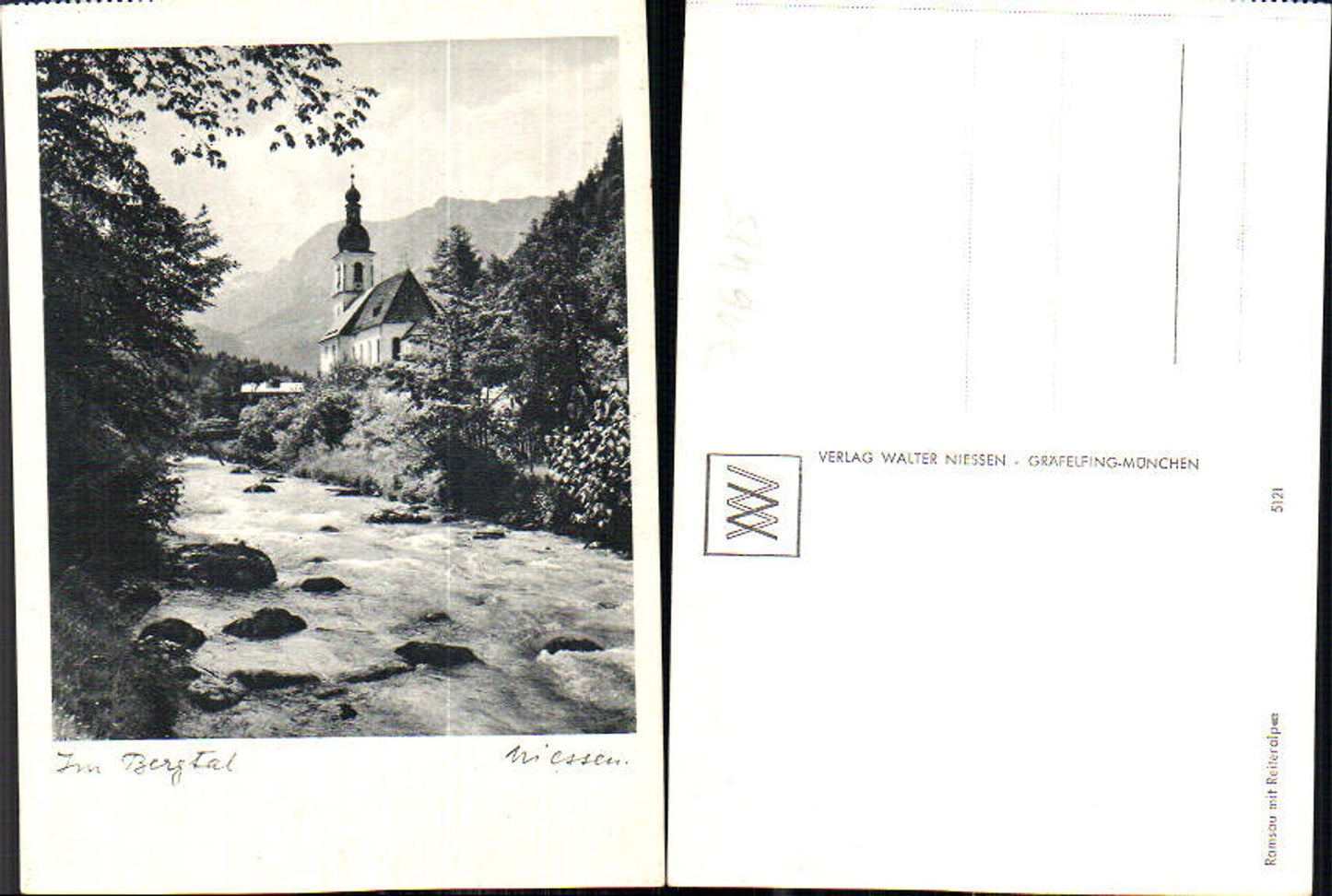 716485 Verlag Walter Niessen Gräfelfing München Ramsau Berchtesgaden