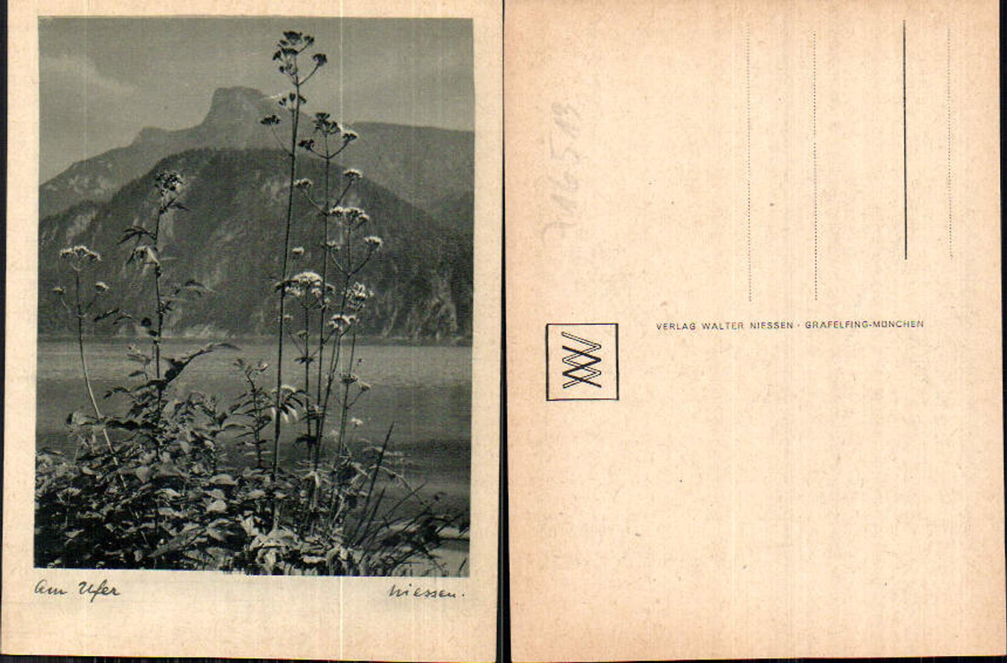 716513 Verlag Walter Niessen Gräfelfing München Ufer Blumen