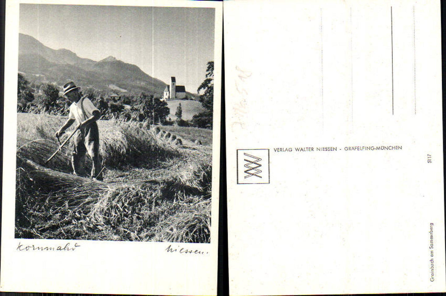 716518 Verlag Walter Niessen Gräfelfing München Grainbach Samerberg