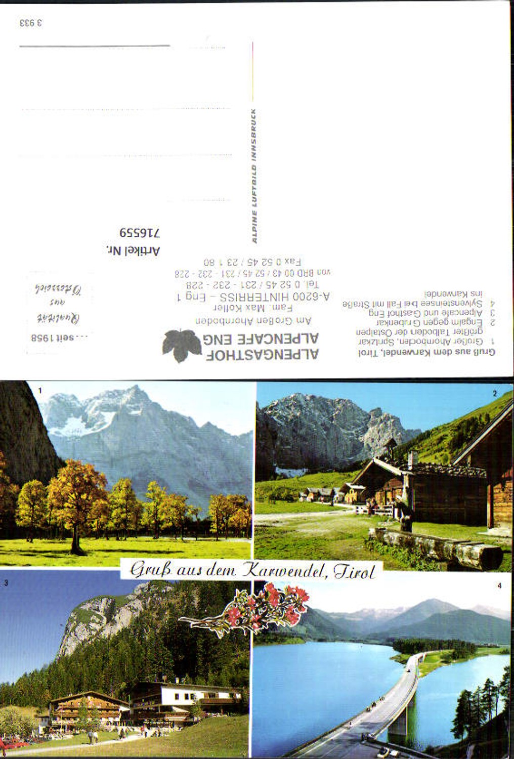 Alte Ansichtskarte – Old Postcard