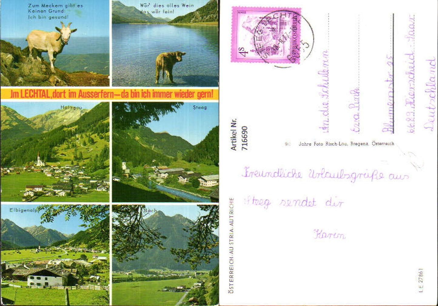 Alte Ansichtskarte – Old Postcard
