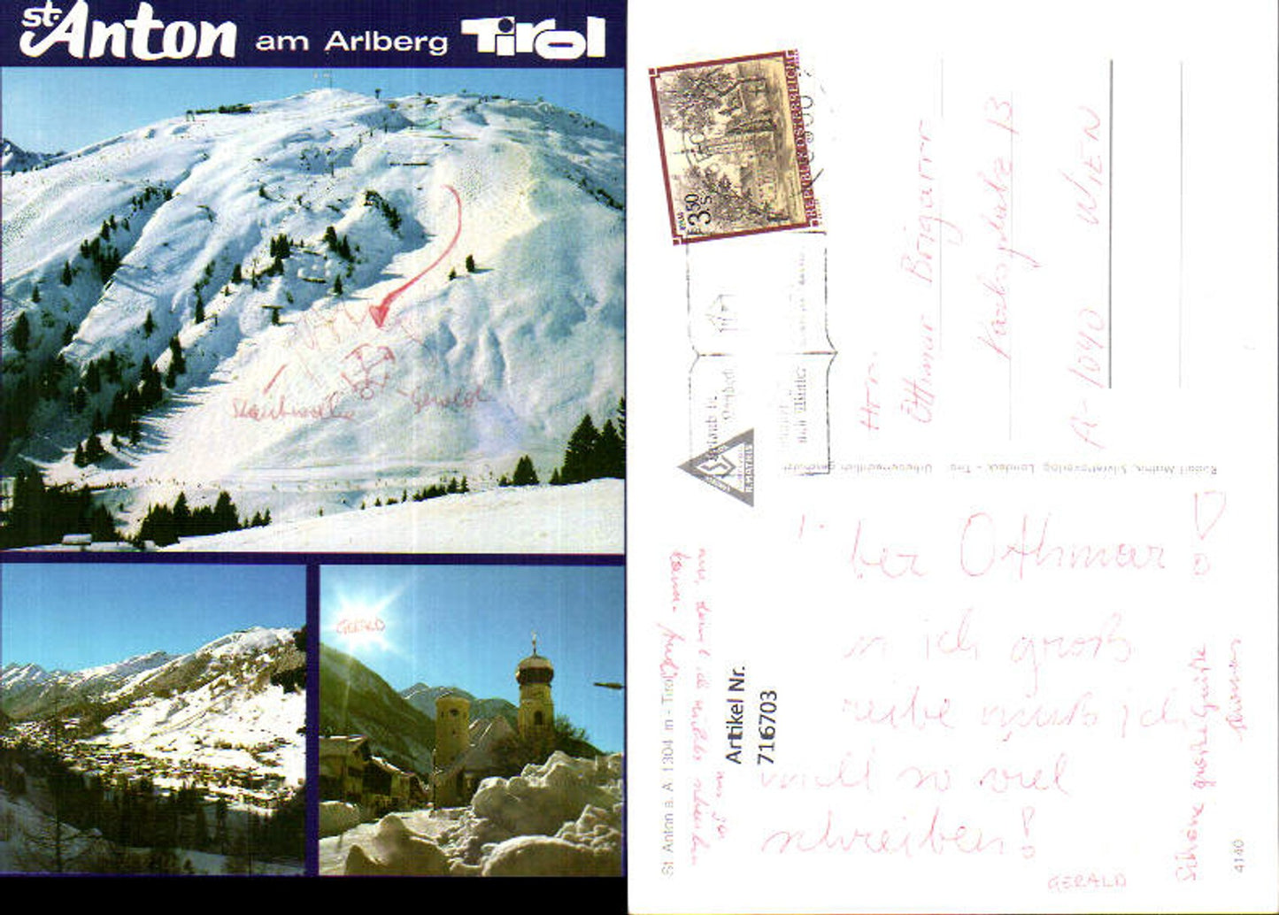 Alte Ansichtskarte – Old Postcard