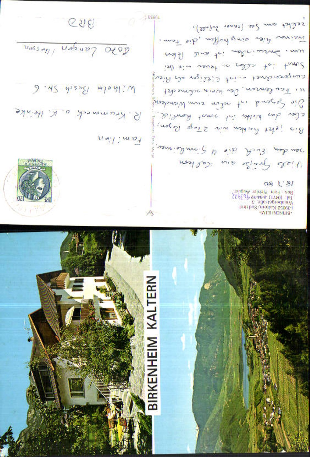 Alte Ansichtskarte – Old Postcard