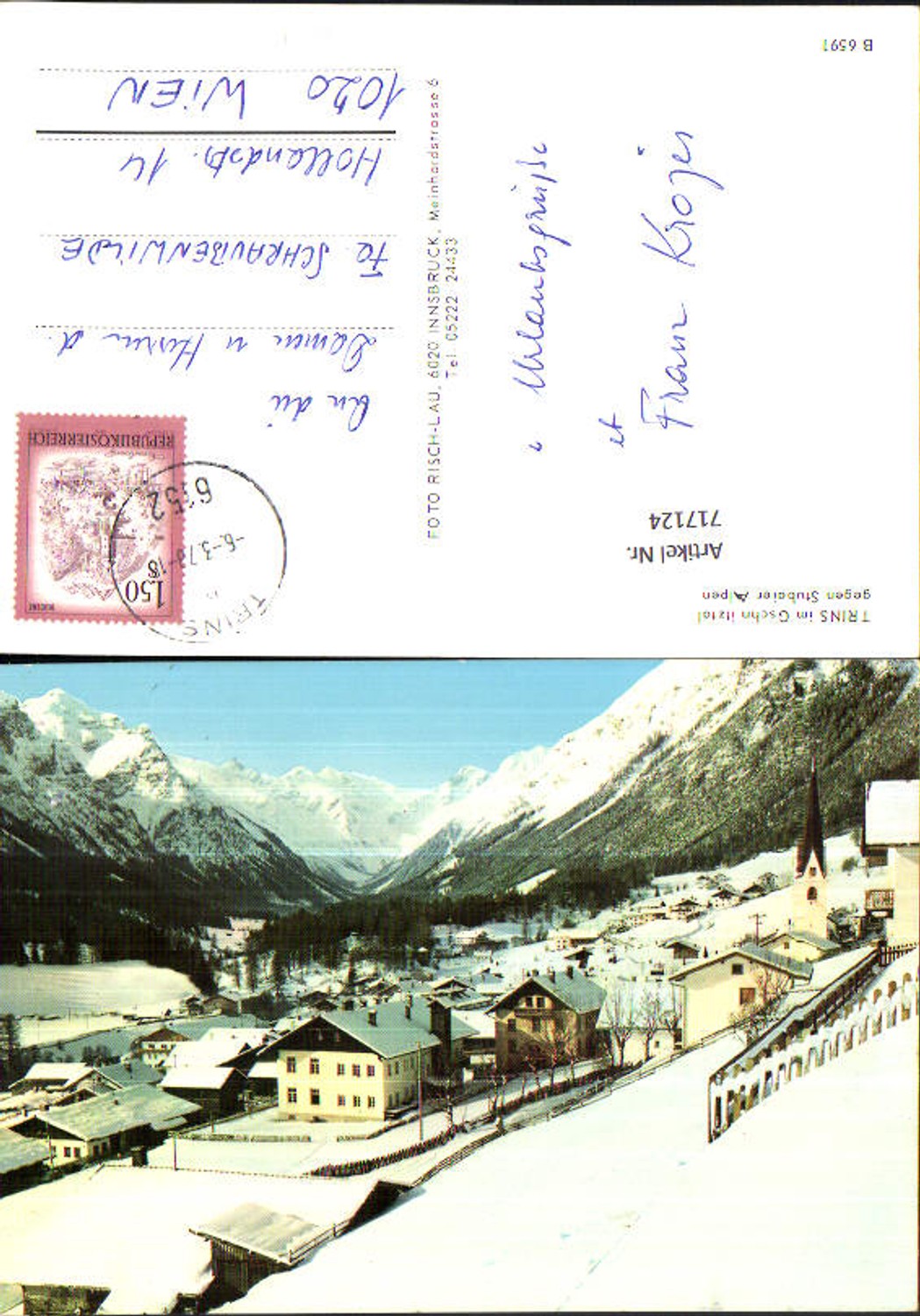 Alte Ansichtskarte – Old Postcard