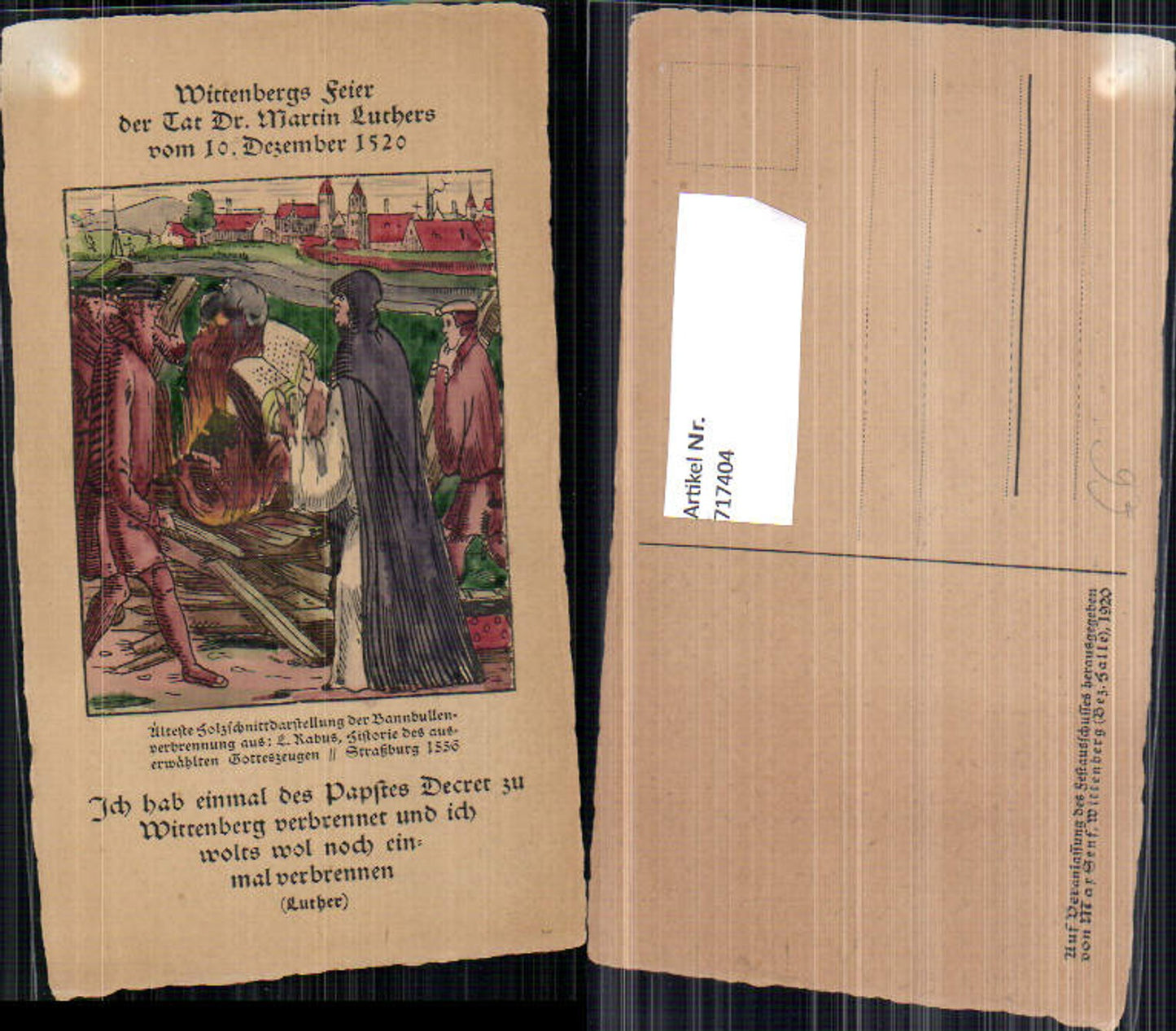 Alte Ansichtskarte – Old Postcard