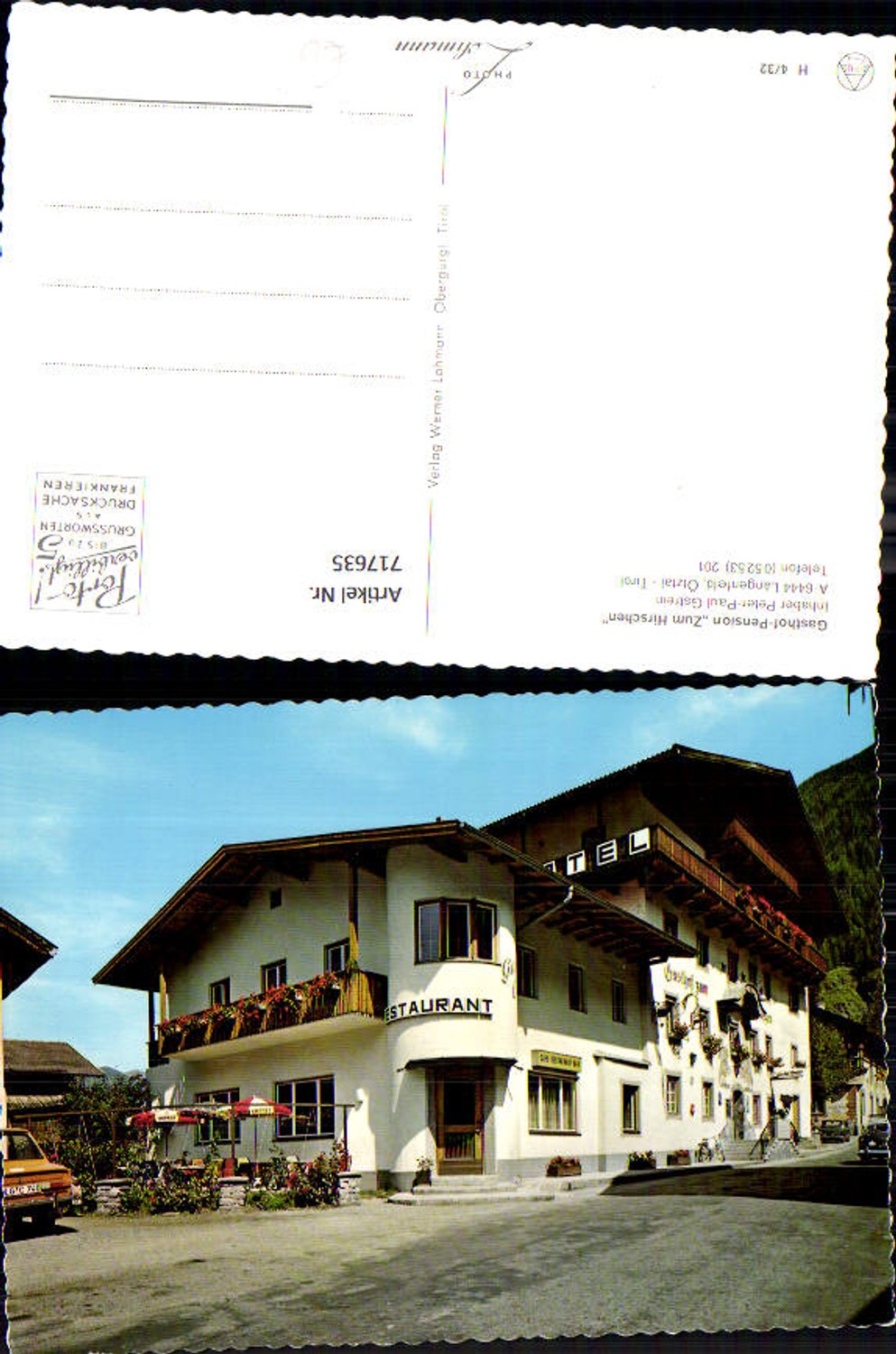Alte Ansichtskarte – Old Postcard